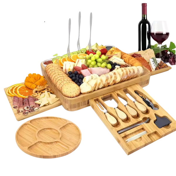 Bambus Käsebrett Set