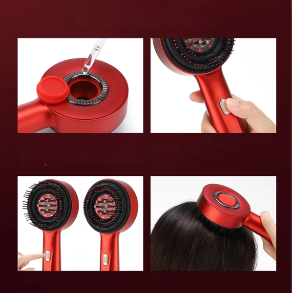 Entspannende Kopfhautmassage Bürste