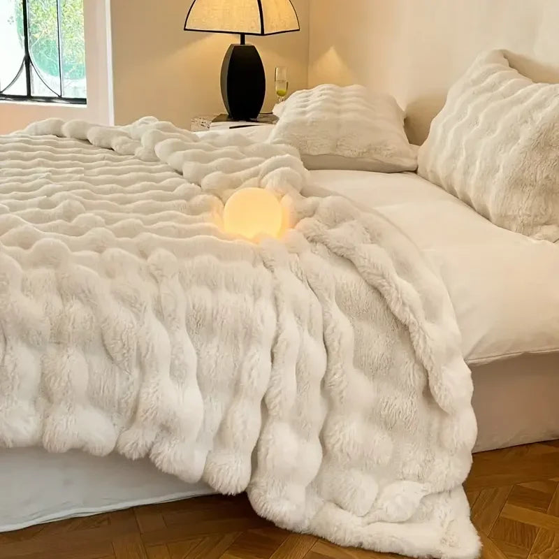 Flauschige Kuscheldecke für Zuhause
