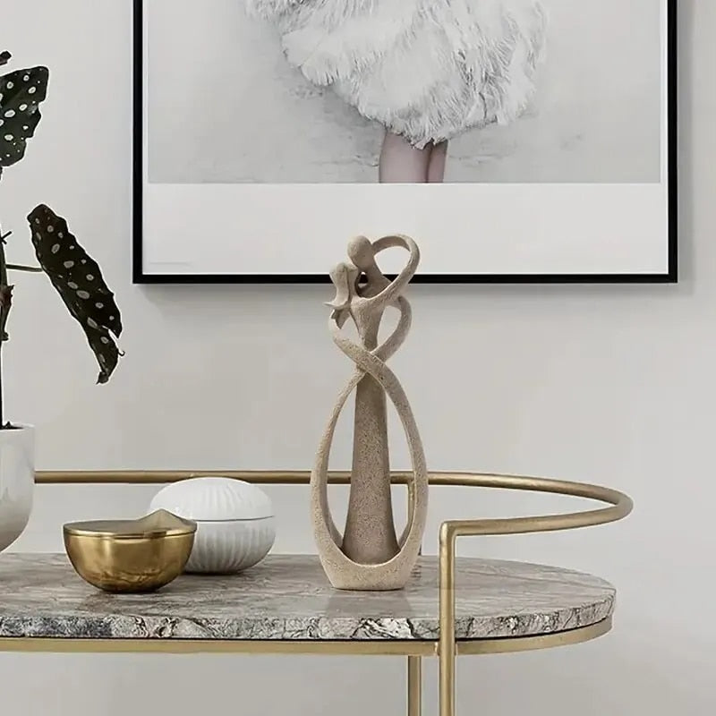 Romantische Skulptur Liebespaar