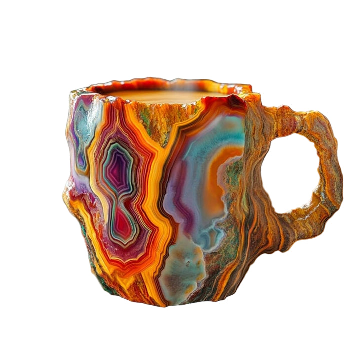 Glanzvolle Kristalltasse für Kaffee