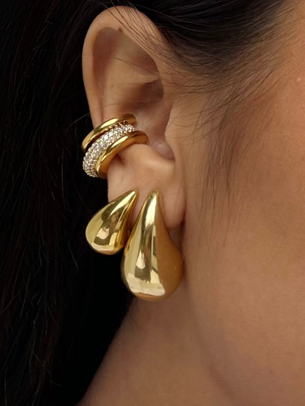 Eleganter Ohrmanschette ohne Piercing